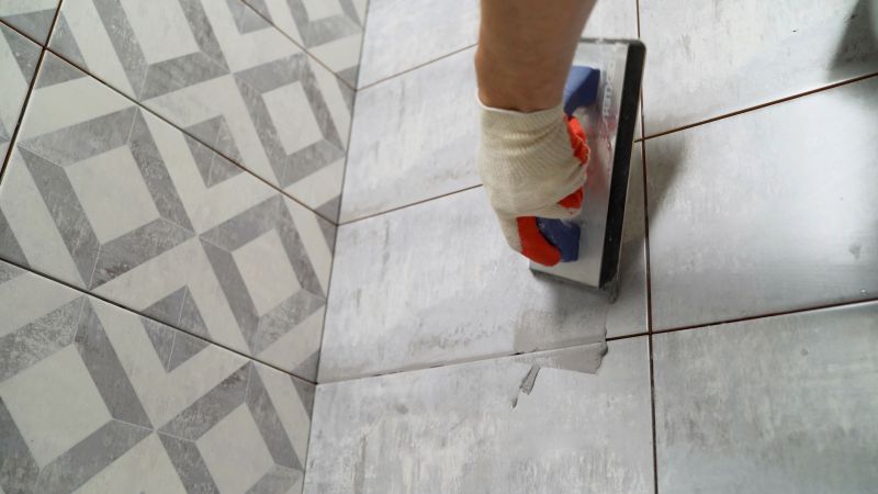 Tile Regrouting Process